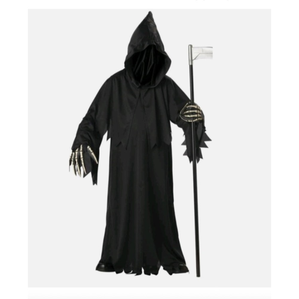 California Costumes GRIM REAPER Child M 8-10 Halloween Costume READ